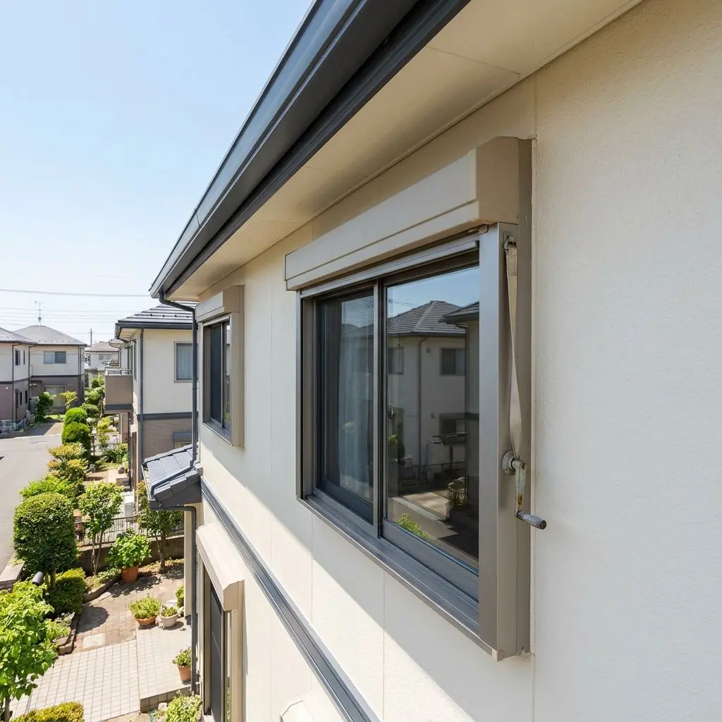 電動窓シャッター新規取付 施工前（イメージ）
